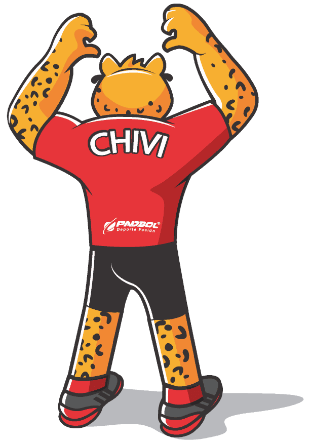 Chivi, mascota oficial de Padbol